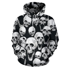 Load image into Gallery viewer, Screaming Skulls Hoodie