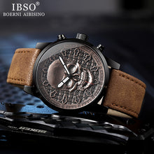 Load image into Gallery viewer, IBSO Men&#39;s Skull Punk Style Watch
