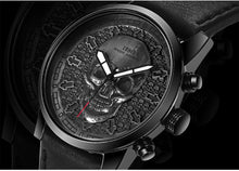 Load image into Gallery viewer, IBSO Men&#39;s Skull Punk Style Watch
